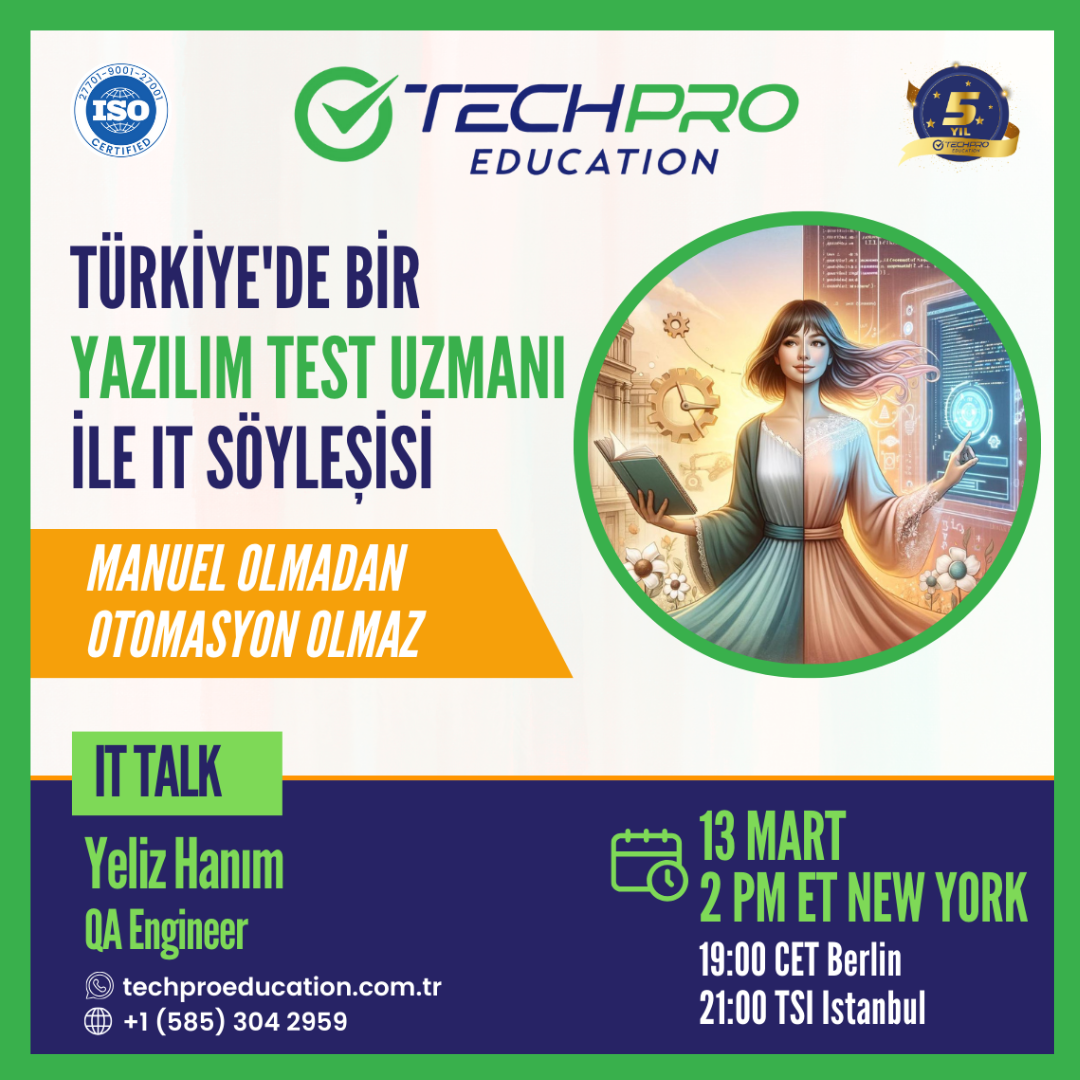 Türkiye'de Bir Yazılım Test Uzmanı ile IT Söyleşisi